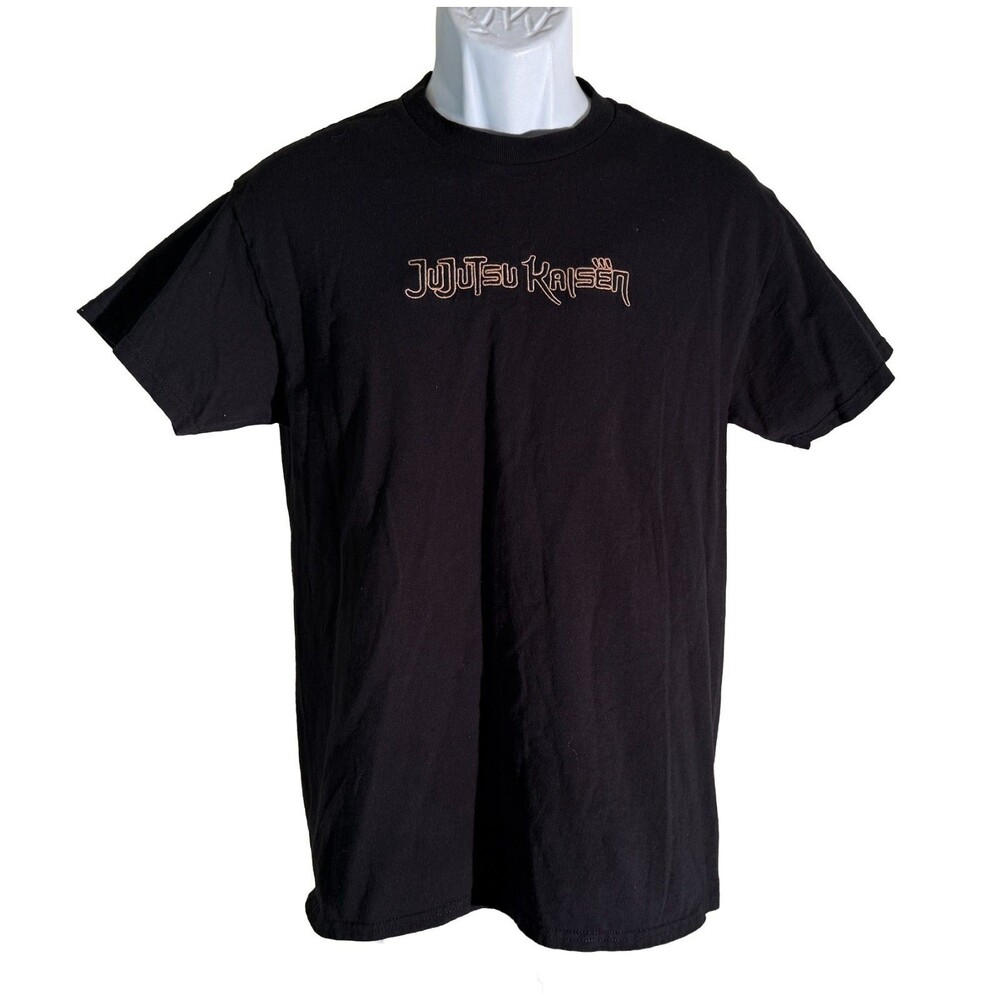 Zumiez Jujutsu Kaisen Squad T-Shirt Mens Medium Episode Black Embroidered